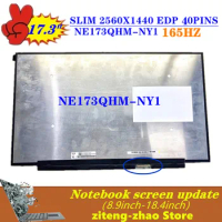 New Original BOE NE173QHM-NY1 17.3INCH QHD2K 165Hz Laptop LCD Screen DCI-P3 Color Gamut 2560x1440 Display Replacement 40PIN EDP