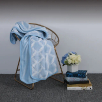 【WEDGWOOD】超細纖維雙層單面印花厚毛毯 180x210cm(雙人｜任選)