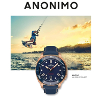 Anonimo NAUTILO Classic 義大利海軍機械錶-青銅藍AM1002.07.005.A07