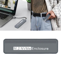 M.2 NVMe SSD Enclosure Solid State Drive Enclosure USB3.2 GEN2*2 20Gbps M.2 SSD Enclosure MAX 4TB for PC Laptop
