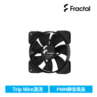 【Fractal Design】Aspect 12cmPWM風扇-黑