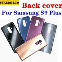 For Samsung S9 Plus S9+ Back Battery Cover Glass Case Samsung Galaxy S9 S9Plus Case Door Rear Housing Cover Replacement