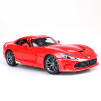 美琪 汽車模型 美馳圖1:18合金車模2013道奇蛇SRT Viper GTS 仿真合金汽車模型