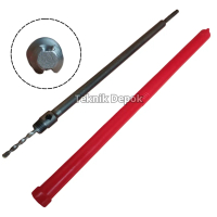 Adaptor Penyambung Hole Saw Beton 20 x 450 mm SDS Plus As Bor Pulubang Tembok Asbor Konektor Hollow 