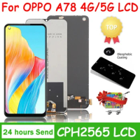 Original For Oppo A78 5G CPH2483 CPH2495 LCD A78 Display Screen+Touch Panel Digitizer For Oppo A78 4G CPH2565 LCD