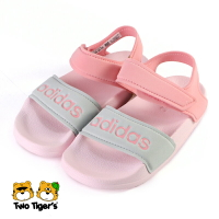 ADIDAS 愛迪達 ADILETTE SANDAL 涼鞋 中童 灰粉 NO.Y1749(FY8849)