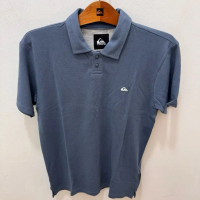Kaos Polo Pria Quiksilver Original Mw Pique Polo blue New