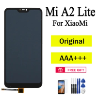 100% Original LCD for Xiaomi Mi A2 Lite LCD Display Touch Screen with Frame Digitizer Display Replacement for Mi A2 Lite Display