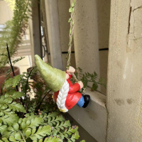 Gnome Ajaib Memanjat Atas dan Bawah untuk Taman - Hiasan Luaran Damar Tahan Lama! 🧙 ♂️ 🌿 🪴 Garden