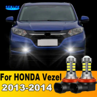 2Pcs LED Lamp Car Front Fog Light Accessories For HONDA Vezel 2013 2014