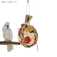 Toys Paper Shredder Toy Hangable Cage Accessories Colorful Toys for Parakeets Conures Parrots Love Birds Bird Toys for Cage