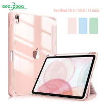 For iPad Pro 11 case 2022 for iPad Air 4 Air 5 Case iPad 10th Generation Case 7th 8th 9th Gen 2022 Light silicone leather Cover
