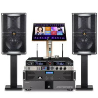 2023 Professional KTV Karaoke Set 6T Karaoke System Machine with Speakers Microphones 4K HIFI Karaoke Player