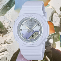 CASIO 卡西歐 G-SHOCK 夏季日落 雙顯腕錶-紫 40.2mm / GMA-P2100SG-2A