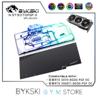 Bykski GPU Water Block For ZOTAC RTX 3070 / 3060TI 8GD6 PGF OC,VGA Copper Water Cooling Radiator,5V/12V N-ST3070PGF-X
