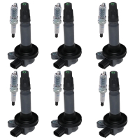Kailey ชุด 6 ชิ้น สำหรับ FORD EXPLORER MUSTANG F-150 EDGE TAURUS LINCOLN MKS MAZDA CX-9 คอยล์จุดระเบ