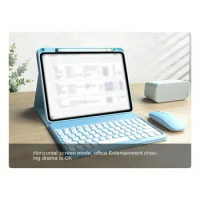 Tablet Supplies Versatile Bluetooth Wireless Keyboard with Protective Case for Ipad 10 Scratch-proof Wear Resistant