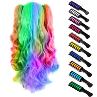 10/1 pcs Color Chalk For Hair Fashion Colored Mascara Chalks To Dye Hairs Instant Hair Dye Temporary Chalk to Paint Hair Girls