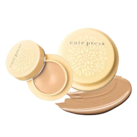 [พร้อมส่ง] รองพื้น เนื้อครีม แบบตลับ คิวเพรส  Cute Press Evory perfect skin plus vitamin E Super Cov