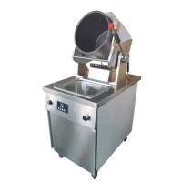 Commercial Full-Automatic Automatic Cooker Fried Noodles Machine Intelligent Canteen Fried Rice Robot Large Roller Turning