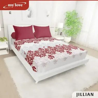 MYLOVE Sprei My Love King Fitted ukuran 180x200 Sprei King Set No 1 Jillian
