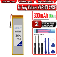 HSABAT 300mAh Battery for Sony Walkmen NW-S200F S202F S203F S204F S205F MP3