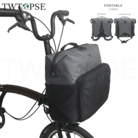 TWTOPSE Bike Bicycle Backpack Bag For Brompton Folding Bicycle 3SIXTY Rain Cover Shoulder Bag Fit 3 Holes Dahon Tern Accessory