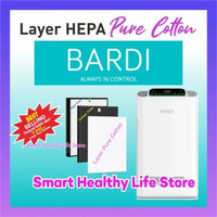 BARDI HEPA Filter Replacement H13 Air Purifier (+Carbon) Bonus Layer Pure Cotton Layer 3 pcs