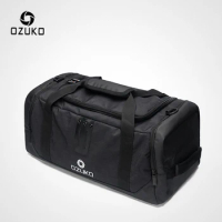 OZUKO Suitcase Organizer High Capacity Men Travel Duffle Bag Waterproof Oxford Luggage Handbags Carry On Weekend Bags for Trip