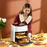 CE ETL Wholesale 15L Digital Large 2023 visual air fryer oven Kitchen Home Toaster Oven Electric Oil-free Hot Air Fryer