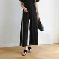 3597/3623 One Size (45-75kg) Summer Sanzhai Pleated Assorted Colors False-Two-Piece T-Shirt Trousers