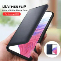 Luxury Flip Leather Wallet Cover for Samsung Galaxy A03S A23 A32 4G 5G A52 A52S A72 A22 A21S A31 A51 A71 S7 S6 Edge Phone Case