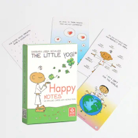 The Little Yogi Happy Notes Oracle A 40 Cards Fate Divination Deck Card Game Fortune Telling Game Fo