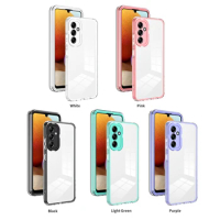100pcs/lot Transparent Full Cover PC TPU Shockproof Protective Mobile Phone Case For Xiaomi POCO F5 Mi 12 Redmi 12 4G Note 12S