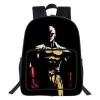 Anime One Punch Man Backpack Large Capacity Double Zipper School Bag Teen Bookbag Boy Girl Bag Student Back To School Gift