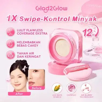 Glad2Glow Perfect Blur&Cover Loose Powder bedak tabur 00 Milkshake