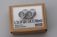 HobbyDesign 1/24 樹脂輪圈模型 19寸 15M.V2 HD03-0254