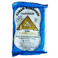 Garam Konsumsi 100gr Beryodium Cap Segitiga A55 Salt Masak