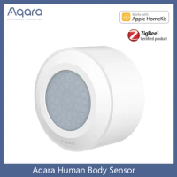 Aqara Motion Sensor Zigbee 3.0 High Precision Human Body Sensor IPX5 Waterproof Sensitivity Adjustable Work with Apple Homekit