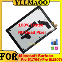 NEW For Microsoft Surface Pro 5 1796 Pro 6 1807 Touch Screen Digitizer LCD Display Repair Assembly Replacement With Board