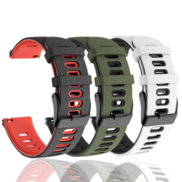 22 20mm Silicone Watchband For TicWatch Pro 3 Ultra GPS /LTE/GTX/GTH2 Strap Band For Ticwatch GTH E3 2 E Bracelet ремешок correa