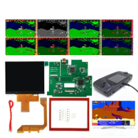 High Light 3.5inch 640*480 Retro Pixel HD IPS Backlight LCD Display Kit For SEGA Game Gear GG Console 720P TV HDMI Output