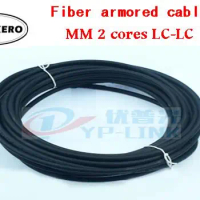 free shipping AB182L telecom 2 core MM multi mode LC-LC outdoor duplex FTTH G657 Fiber optic patch cord 7mm Cable