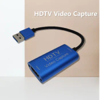 1080P HDMI-Compatible to USB 3.0 Converter Multi Display Graphic Adapter for PC Projector HDTV 4K External Video Capture Card