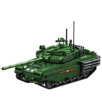 Hot Sales World War 2 WW2 Military SWAT T-90 Main Battle Tank Model Building Blocks Bricks Army Sold