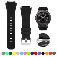 22mm Silicone Strap for Samsung Watch 3/Gear S3 Frontier/Huawei Watch 4/4 Pro/GT3 Sports Wristband for Amazfit GTR/Stratos/Pace