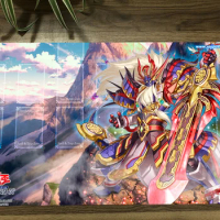 YuGiOh Swordsoul Sovereign - Chengying TCG CCG Playmat Trading Card Game Mat Table Gaming Play Mat Mouse Pad 60x35cm