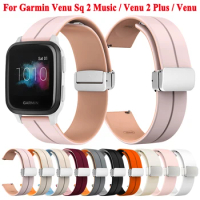20mm Women Strap For Garmin Venu SQ 2 Music Vivoactive 3 Forerunner 245 Straps Bracelet Replacement Silicone Watchband Wristband