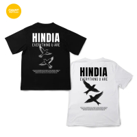 Hindia Kaos Everything U Are T-Shirt Unisex Streetwear Cotton Combed 24s Sablon DTF Premium Hitam Pu
