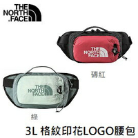 [ THE NORTH FACE ] 中性 3L 格紋印花LOGO腰包 / NF0A52RW